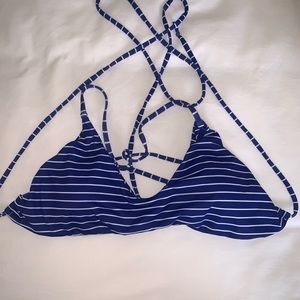 Stripped bikini top